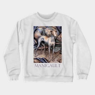 The Greyhound  or Whippet by Edward Middleton Manigault Crewneck Sweatshirt